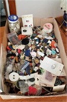 Buttons, large collection of buttons