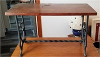 Wood Shelf with iron frame & legs