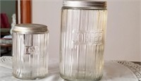 Coffee & Tea, glass jars - Sellers Style