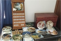 Bev Doolittle Calendar & Plate Set & storage box