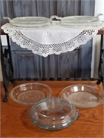 Vintage Baking and serving dishes, many Fire King