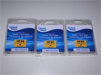 3 New HP 60 Inkjet Cartridge