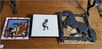 Hot Plates, Trivets, Western or Horse Theme
