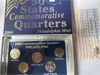 50 States Commemorative Quarters 2006 Philadelphia