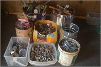 Large assortment of Bolts,Nuts,Etc