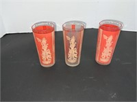 3 ORIENTAL GLASSES