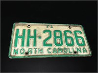 1971 NORTH CAROLINA TAG