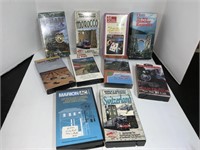 10 VHS TAPES