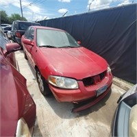 2005 Red Nissan Sentra