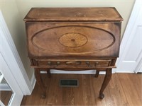 Drop Front One Drawer Writing Desk