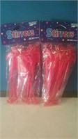 Two packages of new flamingos stir sticks