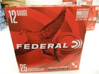 FEDERAL 12 GA 2 3/4" 25 ROUNDS