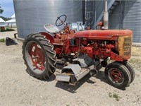 Farmall C Tractor w/Artsway Belly Mower,