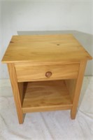 Solid Wood  Side Table 19.5 x 24" high
