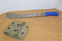 Military Ammo Bag & 18" Blade Machette