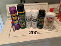Lighter Fluid, Spray Paint, Bug Spray