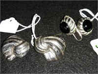 2 pair 925  earrings