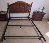 Queen-size Headboard & Bed frame