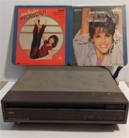 RCA SelectaVision VideoDisc Player w/ Jane Fonda