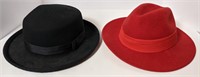 Pair of Vtg Felt Hats