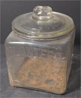 Glass Planter's Peanut Jar