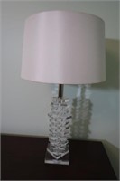 Acrylic Metal Accent Lamp27"H