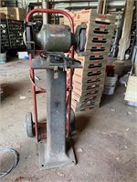 WIT Bench Grinder on Industrial Stand