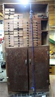 Wooden Multi-drawer Hardware Cabinet
