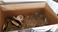 Lot of Vintage glassware and more
