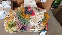 Lot of doilies and handmade pieces