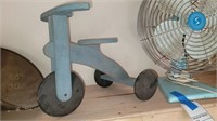 Vintage wooden tricycle