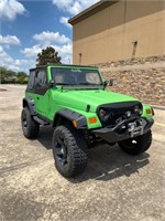 1999 Jeep Wrangler Mean Green Custom