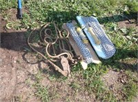 2 Spools of Electric Rope Wire w/Gate Fasteners,
