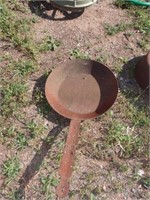 Antique Metal Fry Pan - 11" Diameter