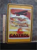 Awesome Castrol Oil Adverting Metal Sign