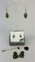 Vintage Genuine Green Jade Jewelry Collection