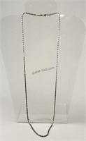 Sterling Silver 30" Rope Chain Necklace