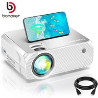 Like New BOMAKER 2021 Upgraded HD Projector, Mini