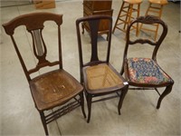 3 vintage chairs