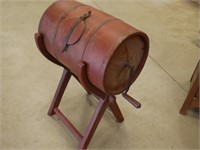 Vintage wooden butter churn