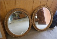 2 mirrors 25"x32"