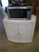 Microwave & stand (needs cleaning)