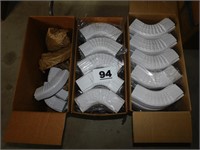3 BOXES OF WHITE B STYLE ELBOWS