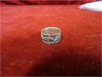 Sterling Silver ring. Dolphin.