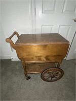 Vintage small tea cart