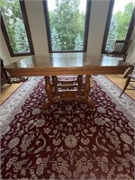 Victorian oak table