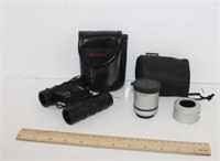 Sony Tele Conversion Lens & Tasco Binoculars