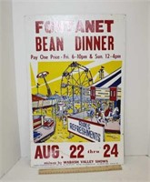 Fontanet Bean Dinner Poster
