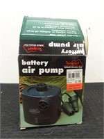 Battery operated air pump
