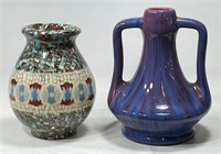 Pair of Art Pottery Vases